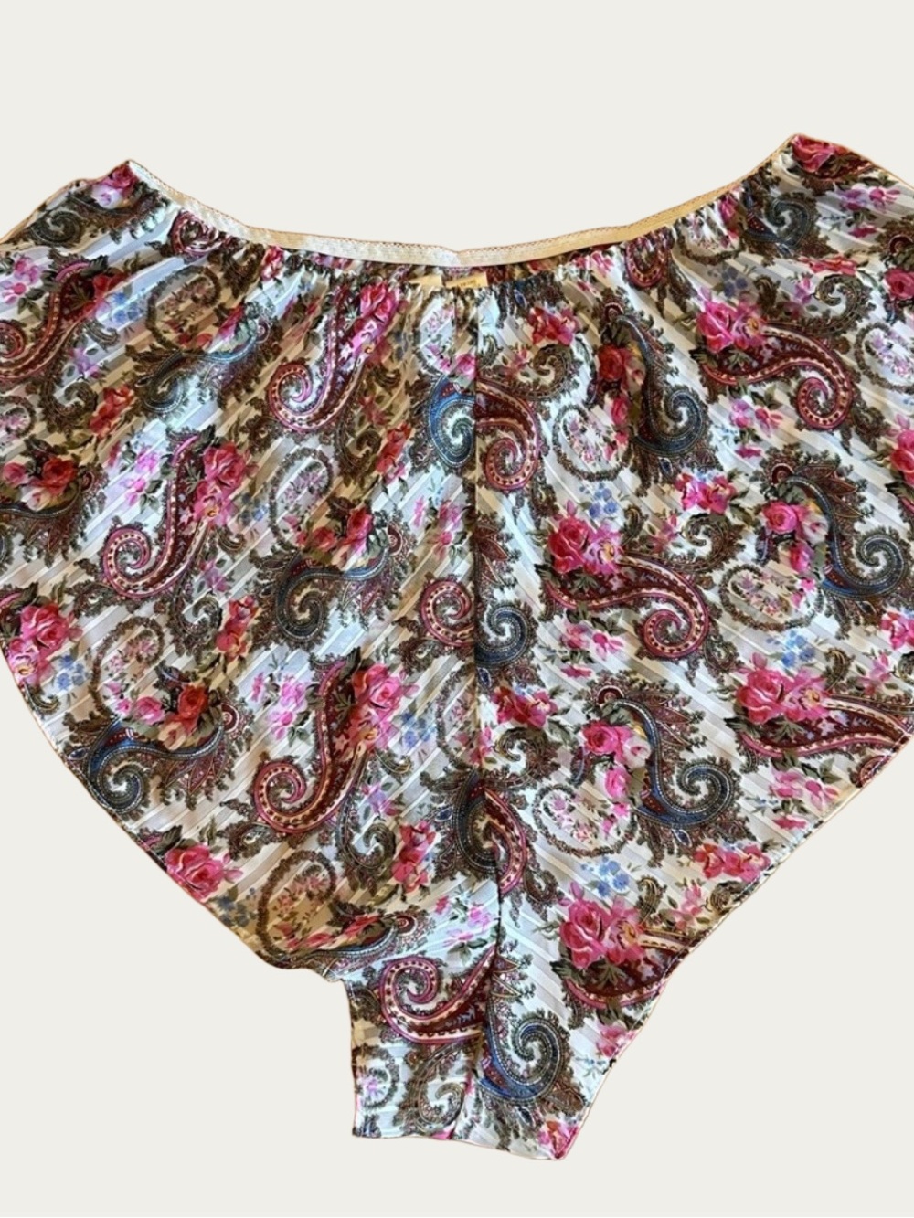 Victoria’s Secret Vintage Lingerie Bottoms Skimpy Floral Shorts